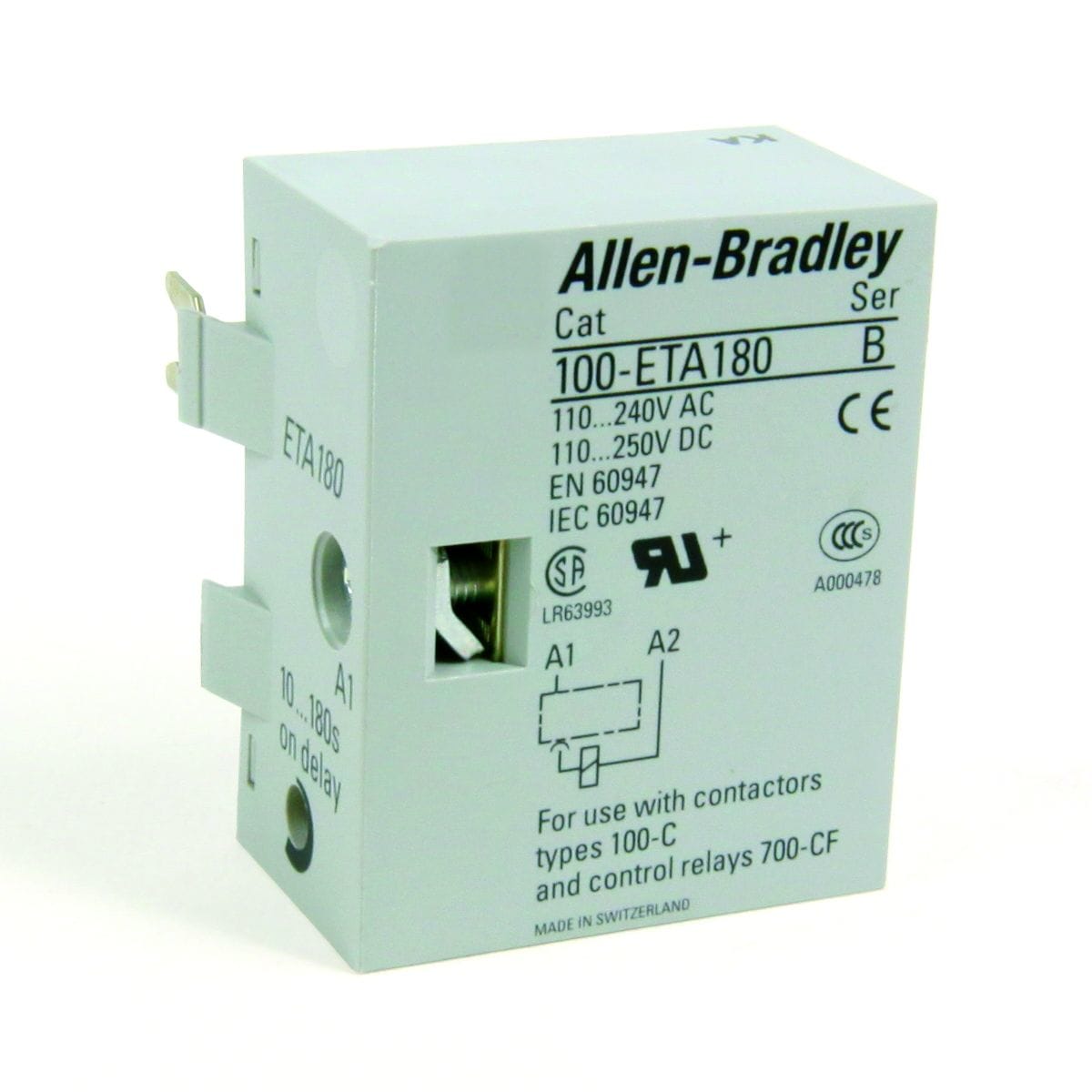 Allen-Bradley - TIMER 10-180s ELEC ON-DELAY 110-240V