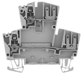 Allen-Bradley - IEC 2Ckt Feed-Thru Blk 2 Stab Conn 2.5mm