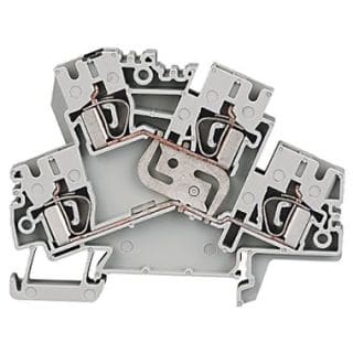Allen-Bradley - double term Sprg Clmp T/L 4.0mm Pack 20