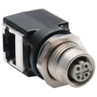 Allen-Bradley - EtherNet Connector, M12D to RJ45