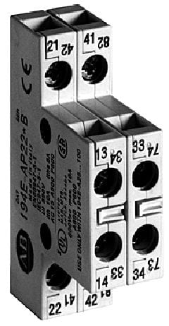 Allen-Bradley - FRONT MOUNT AUX 1NO+1NC (25/100A)