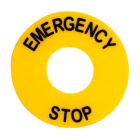 Allen-Bradley - 16MM LEGEND PLATE EMERGENCY STOP