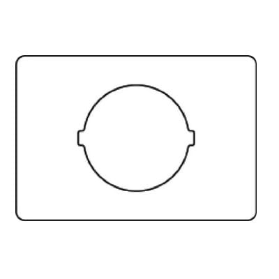 Allen-Bradley - 36x52 mm 1 piece rectangular 800F 22 mm