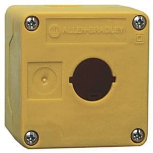 Allen-Bradley - 1 HOLE PLASTIC ENC YEL (71mm X 71mm)