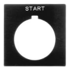 Allen-Bradley - 800H 30 mm Push-Button Legend Plate