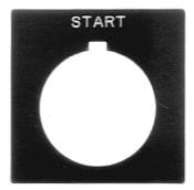 Allen-Bradley - LEGEND PLATE MARKED `RESET`
