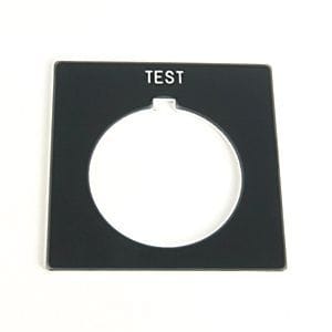 Allen-Bradley - 30MM 800H TEST GREY LEGEND PLATE