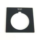Allen-Bradley - 30MM 800H TEST GREY LEGEND PLATE