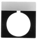 Allen-Bradley - 30MM 800H JOG WHITE LEGEND PLATE