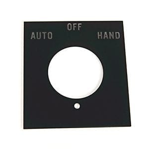 Allen-Bradley - 800H PB AUTO-OFF-HAND STD LEGEND PLATE