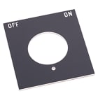 Allen-Bradley - 800H NEMA 7/9 Push-Button Legend Plate