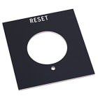 Allen-Bradley - 800H PB RESET STANDARD LEGEND PLATE