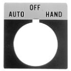 Allen-Bradley - LEGEND PLATE MARKED `FOR. - OFF - REV.`