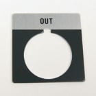 Allen-Bradley - LEGEND PLATE MARKED `OUT`