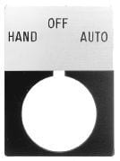 Allen-Bradley - 800T 30 mm Push-Button Legend Plate