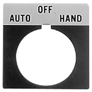 Allen-Bradley - 30MM 800T UP-DOWN LEGEND PLATE