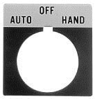 Allen-Bradley - 800T 30 mm Push-Button Legend Plate