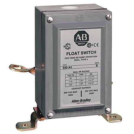Allen-Bradley - SWITCH,AUTOMATIC FLOAT 600V AC MAX 10 A