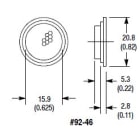 Allen-Bradley - Reflector, 16mmdia, use adhesive to fix