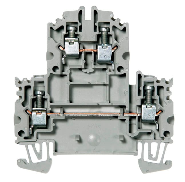 Allen-Bradley - Feed Through Screw Terminal Green 4mm