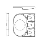 Allen-Bradley - multi-operator plate only 800F 22 mm