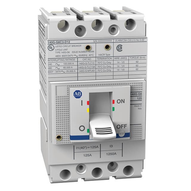 Allen-Bradley - 140G 125A G FRAME MOLDED CASE CKT-BKR