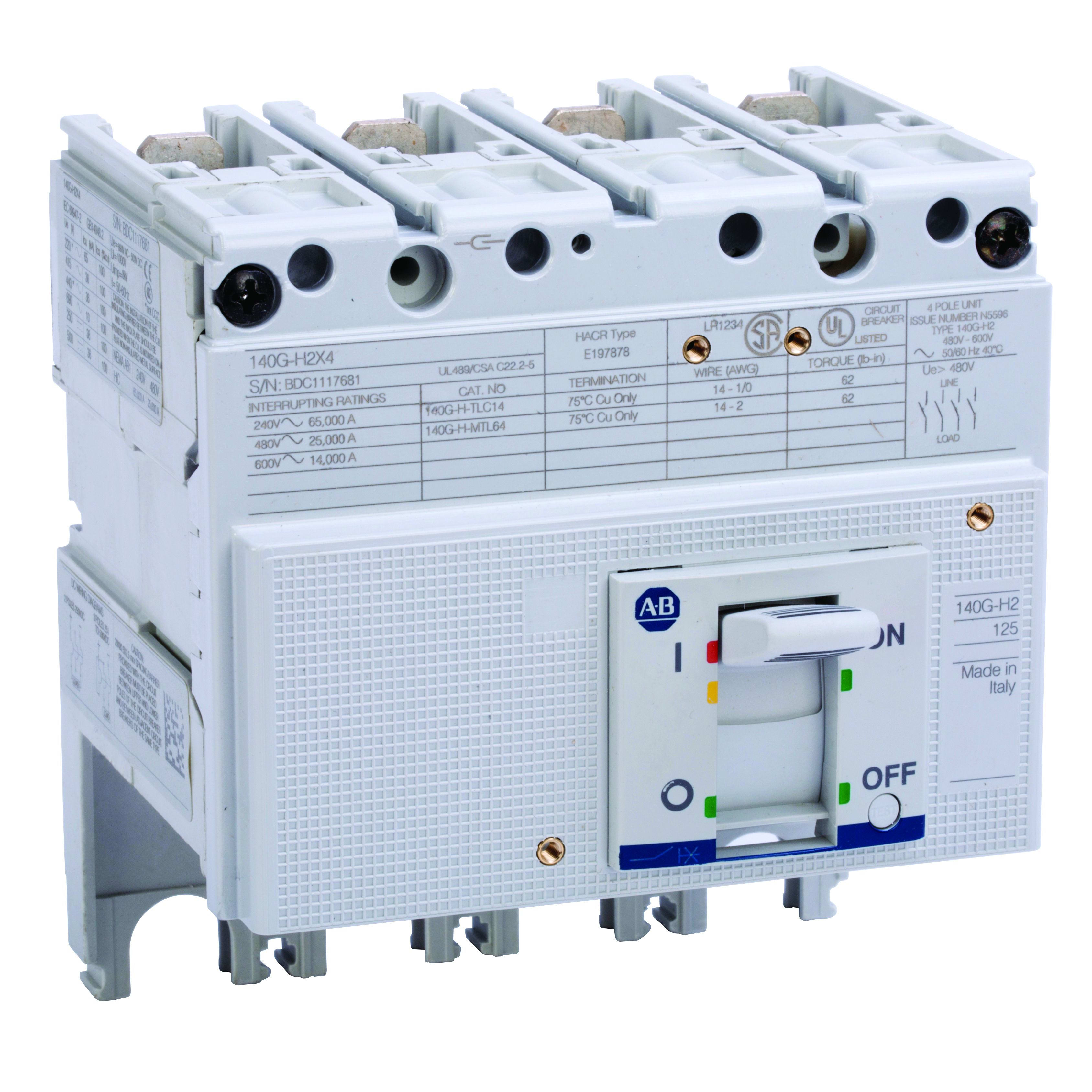 Allen-Bradley - 140G 125A MOLDED CASE FRAME