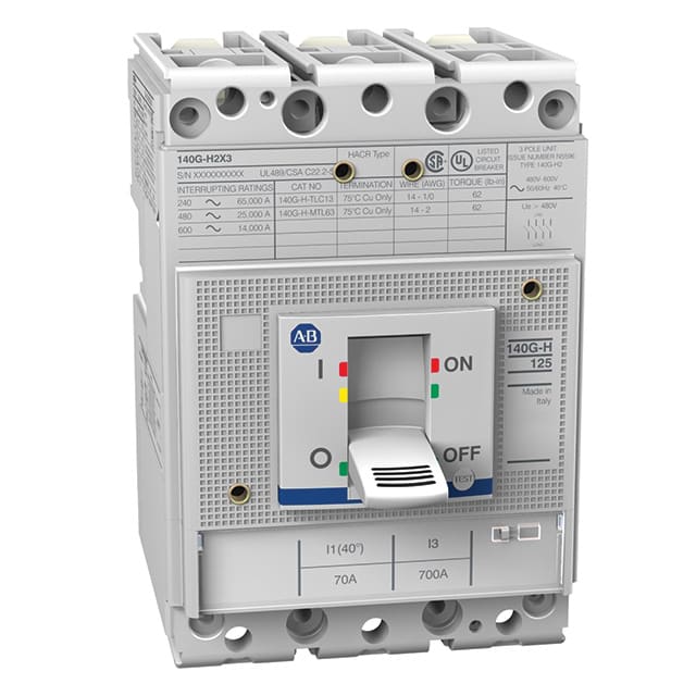 Allen-Bradley - Molded Case Circuit Breaker, H frame, 65