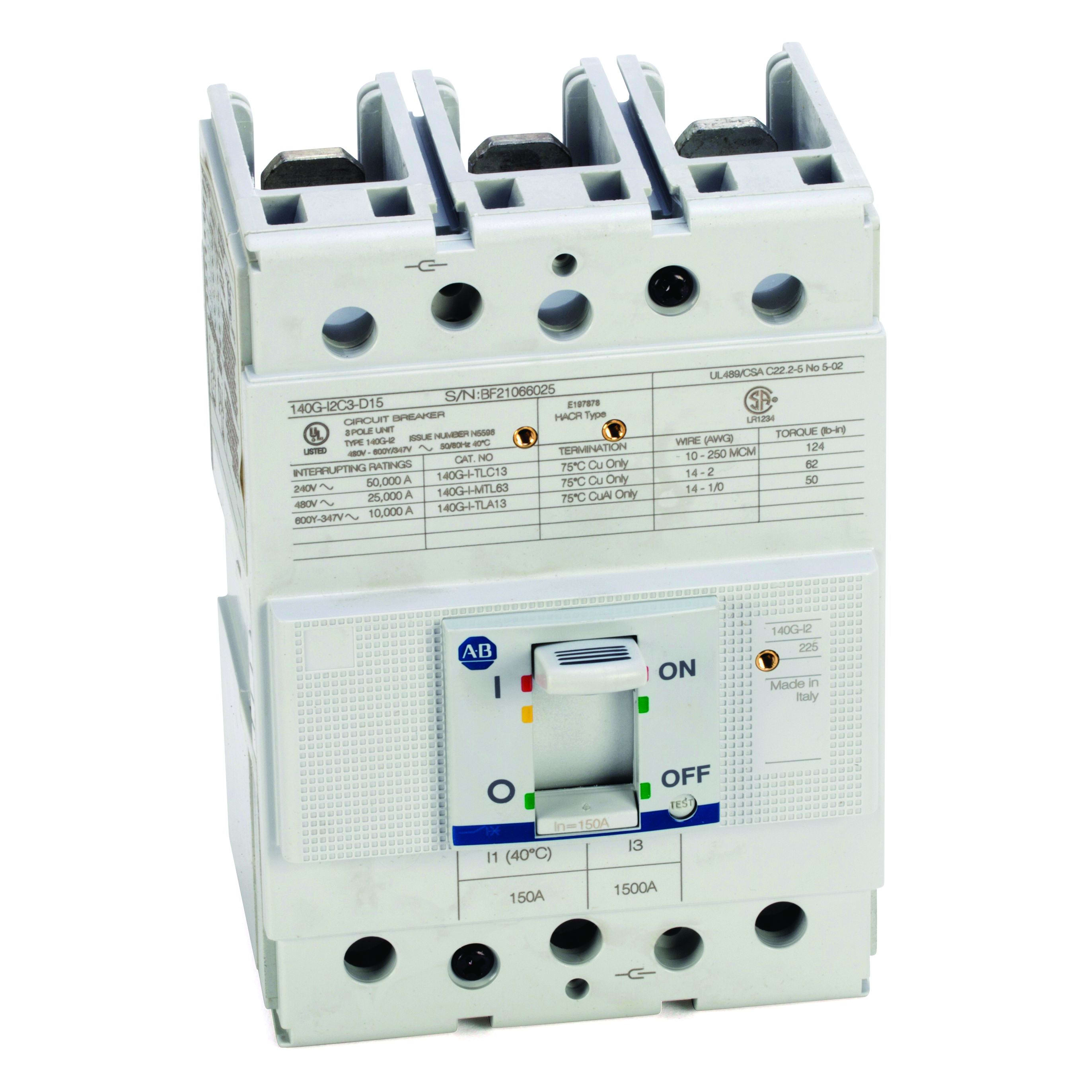 Allen-Bradley - 140G 225A FRAME MOLDED CASE CKT-BKR