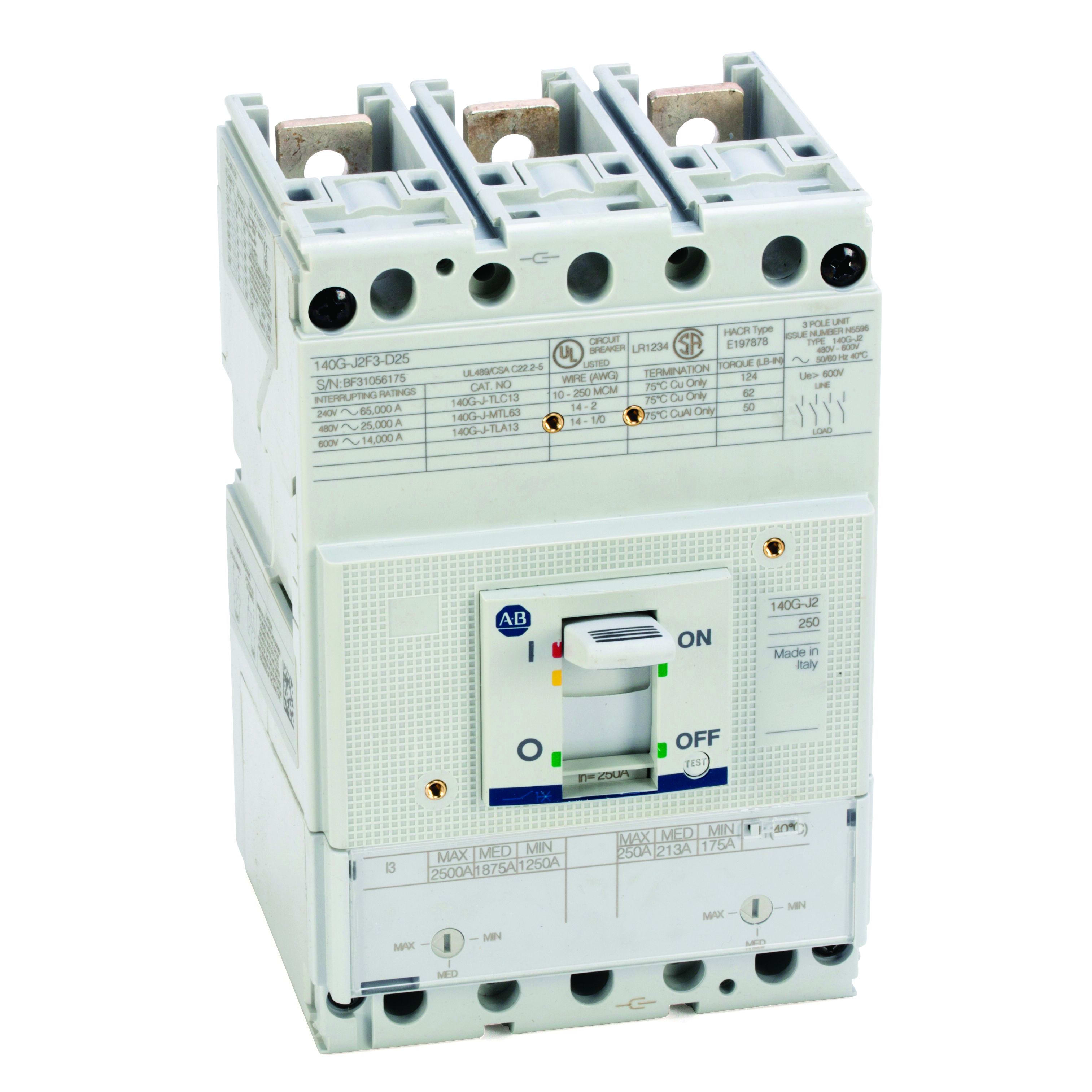 Allen-Bradley - 140G 250A J Frame Molded Case Ckt-Bk