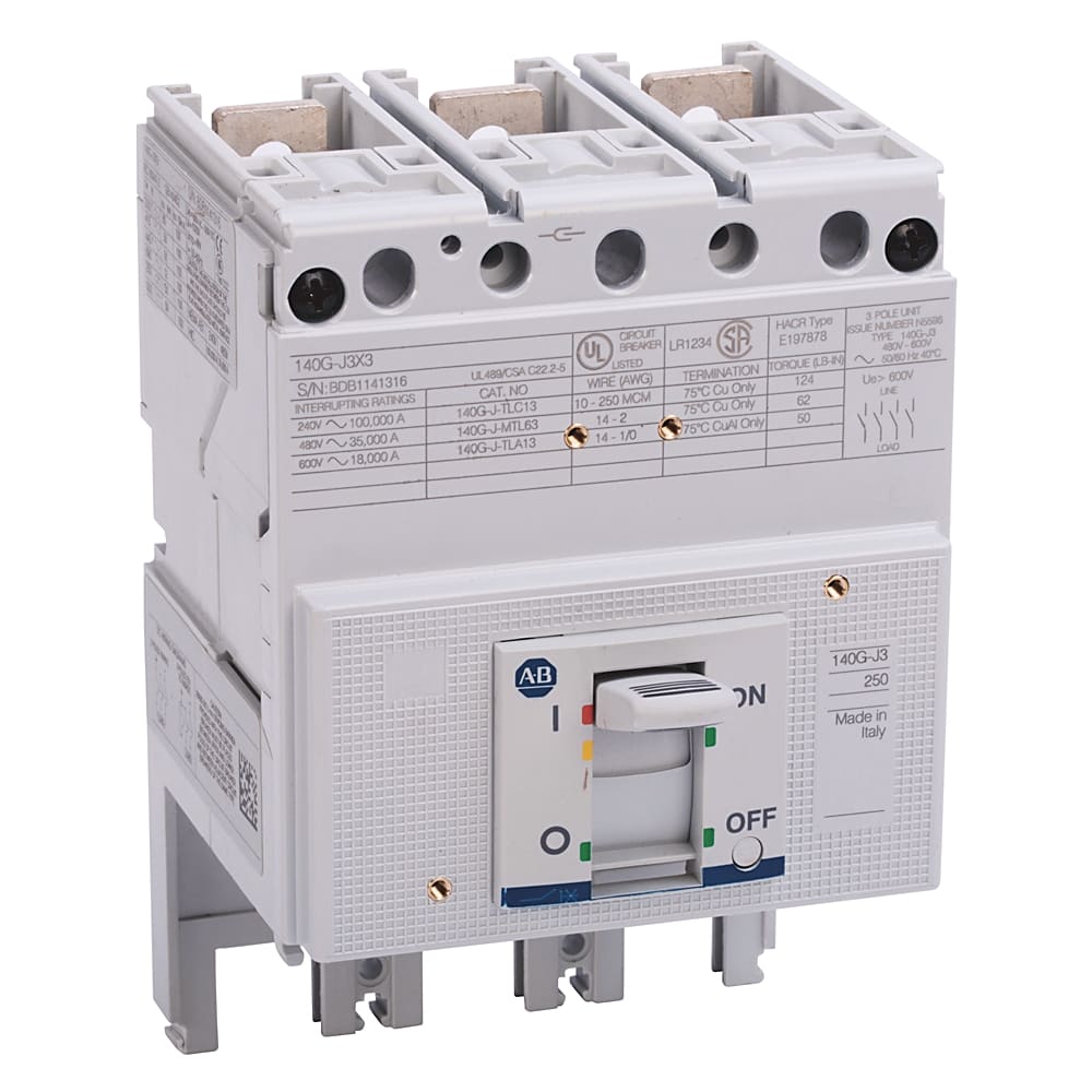 Allen-Bradley - 140G 250A J Frame Molded Case Ckt-Bk
