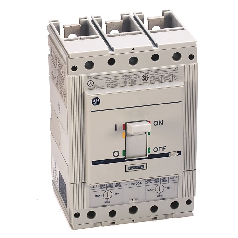 Allen-Bradley - 140G 400A K FRAME MOLDED CASE CKT-BKR