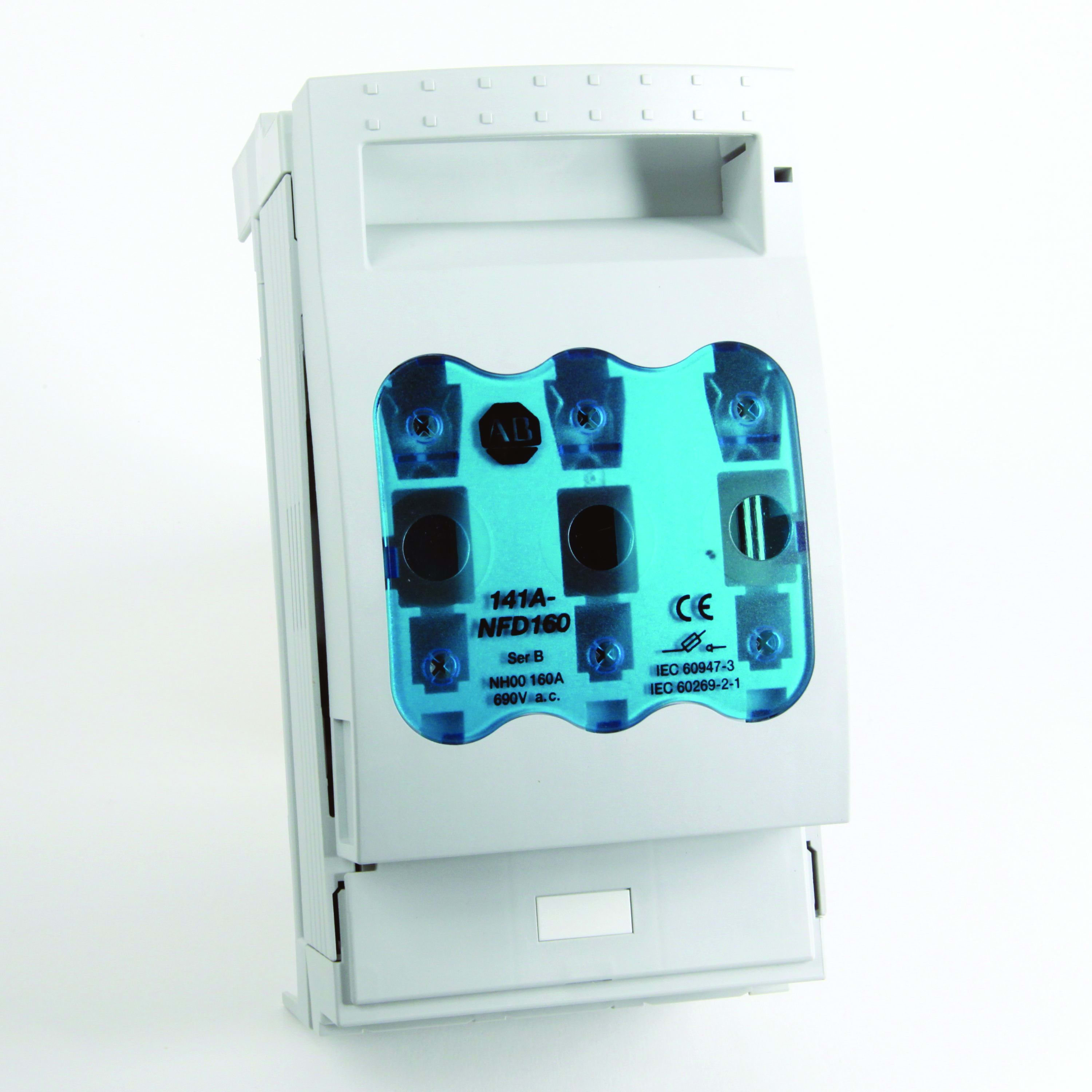 Allen-Bradley - Busbar Fuse Holder, 3 Pole, 100 A, 600V,