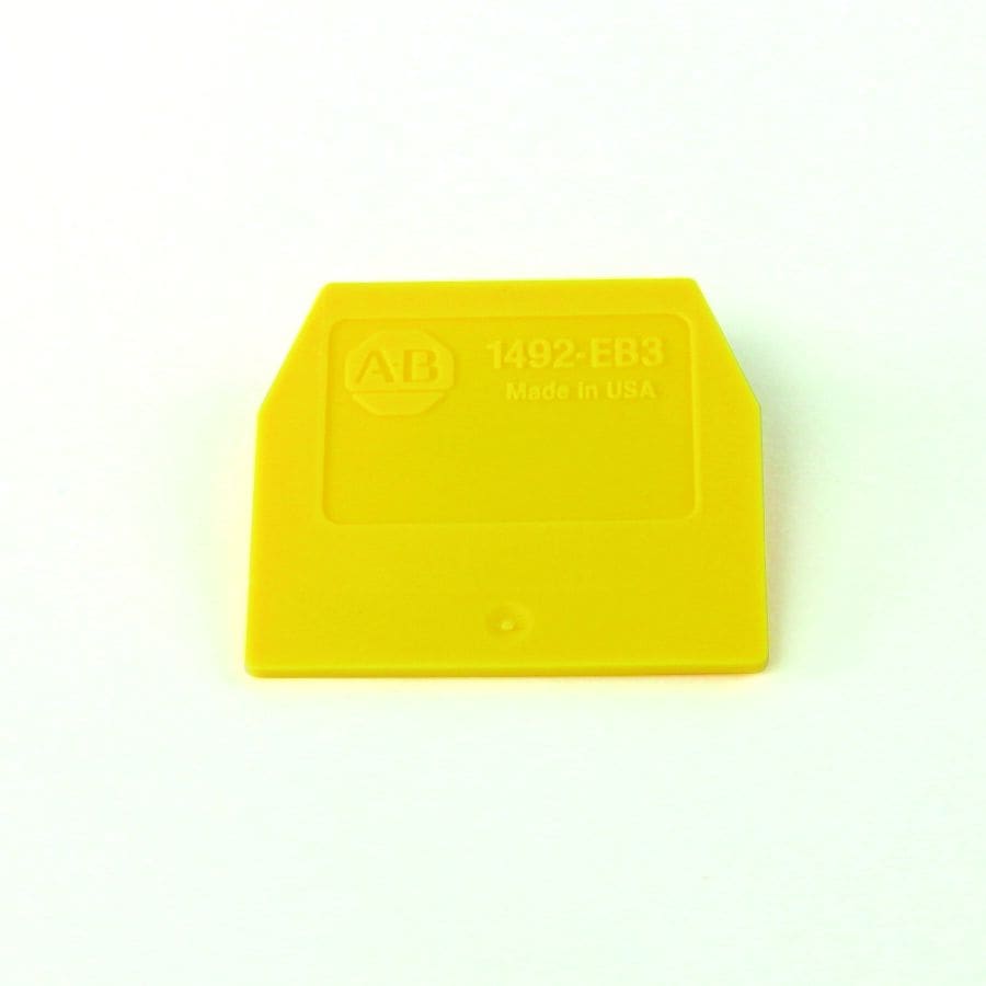 Allen-Bradley - IEC End Barrier, 1.5 x 37 x 35m - YELLOW