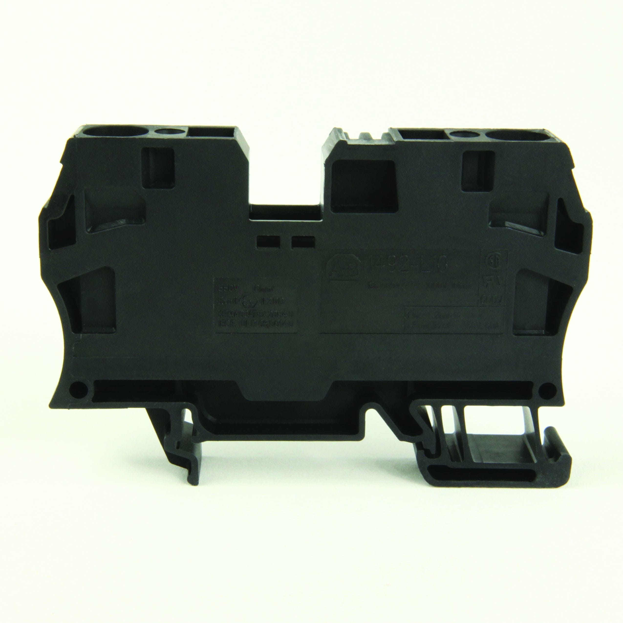 Allen-Bradley - 1-Ckt Feed-Through Blk, 10mm