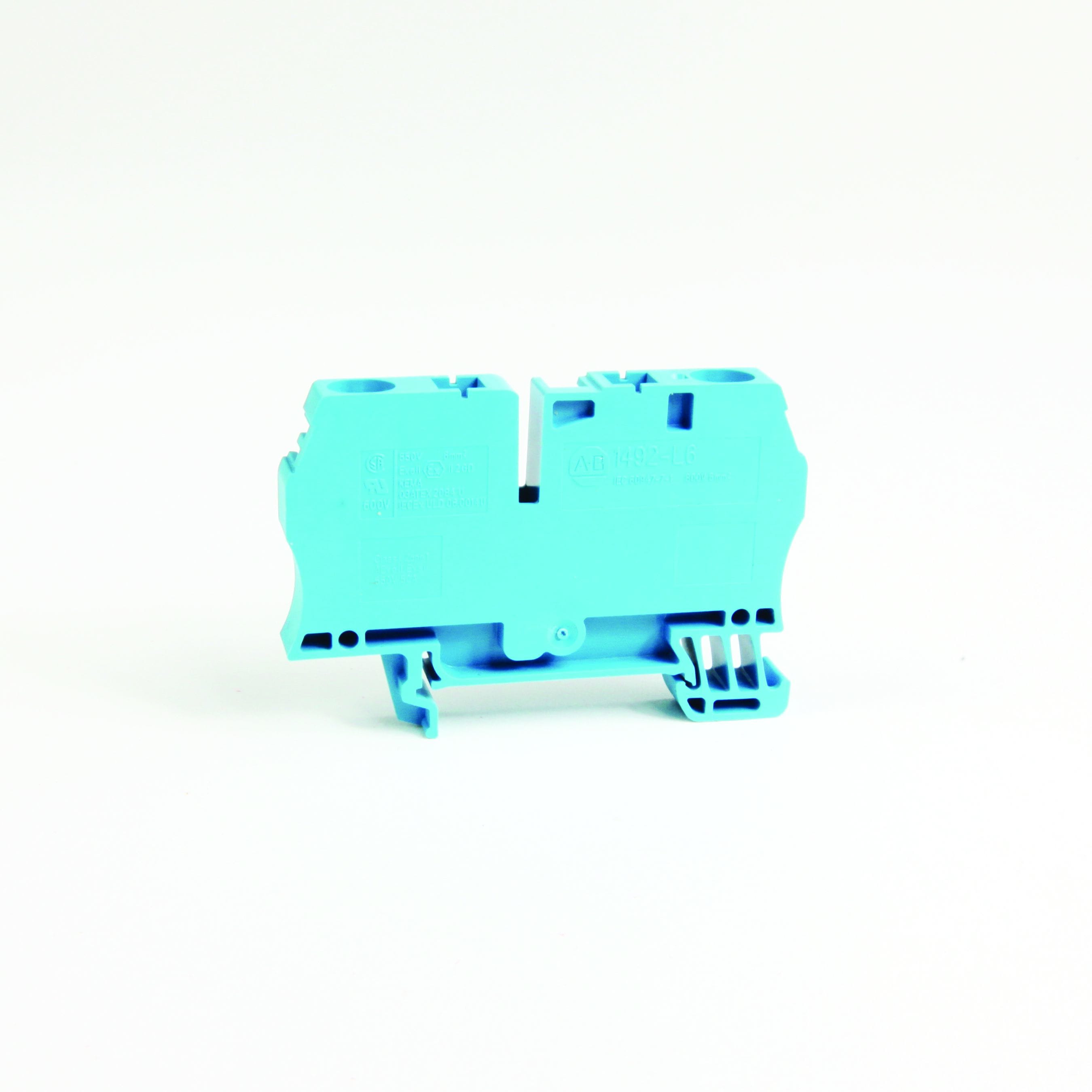 Allen-Bradley - Feed Through Sprg Clmp T/L Blk 6mm BLU