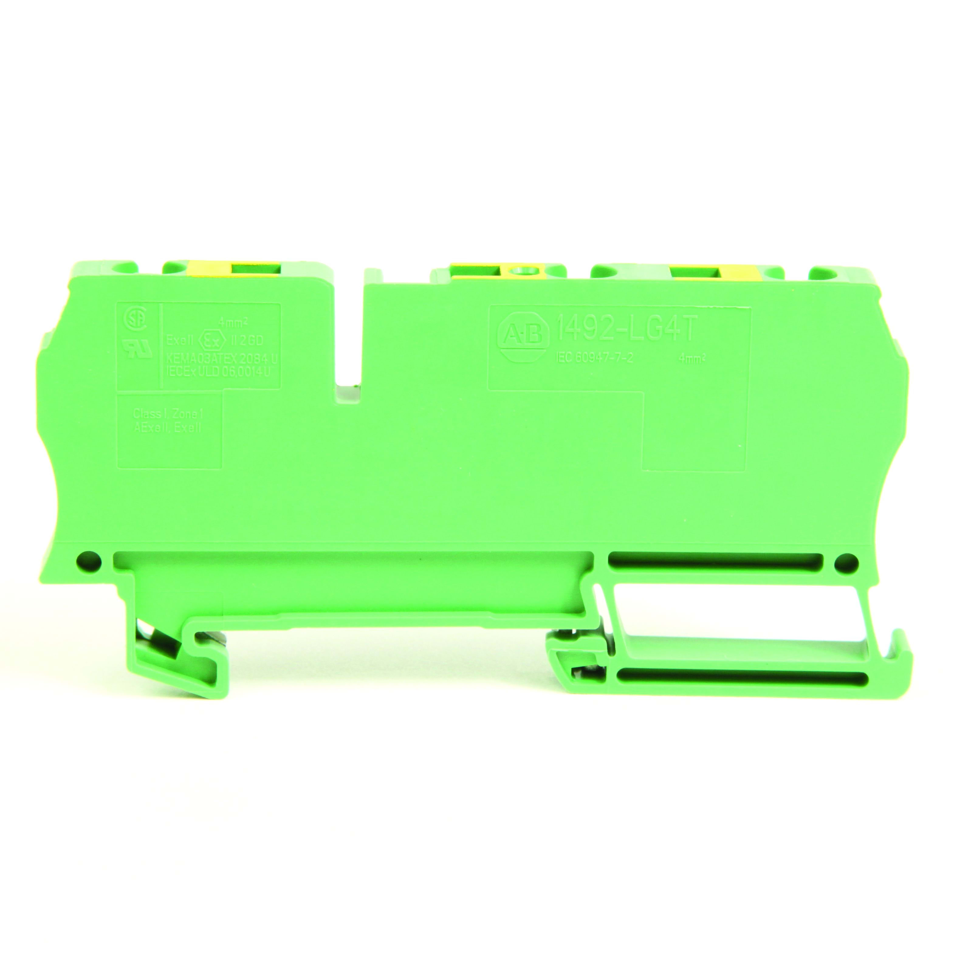Allen-Bradley - 1-Ckt Feed-Thru Grd Blk 2 Conn Pts 4mm