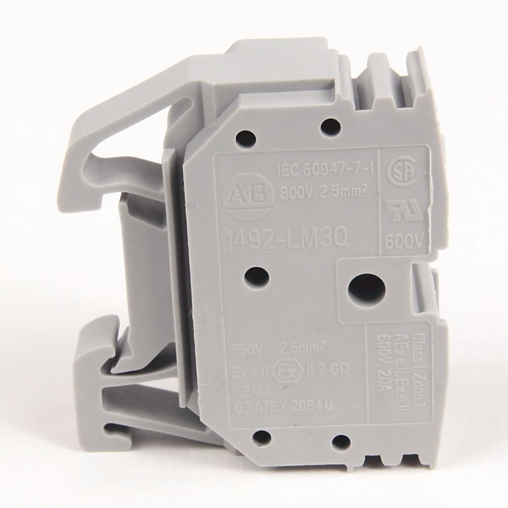 Allen-Bradley - Mini rail mnt Feed-Through Blk 2.5mm