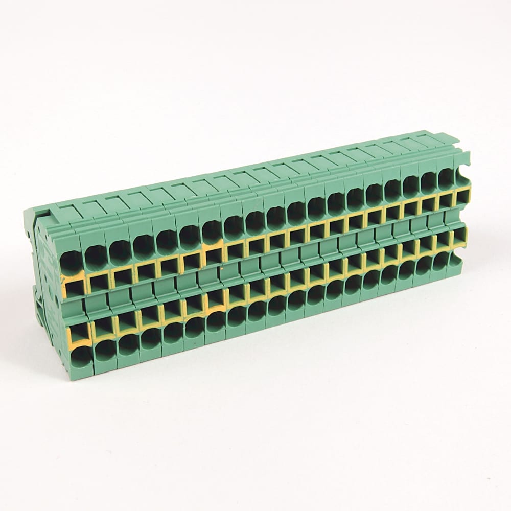 Allen-Bradley - Mini Rail Mnt Feed-Through Grd Blk 2.5mm