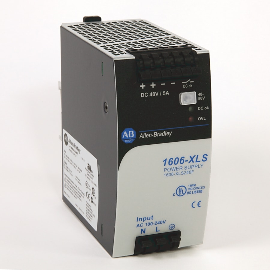Allen-Bradley - POWER SUPPLY XLS 48VDC,5A,1PH,100.240VAC