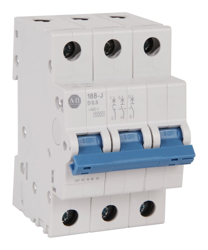 Allen-Bradley - Miniature Circuit Breaker, 3-pole 10A