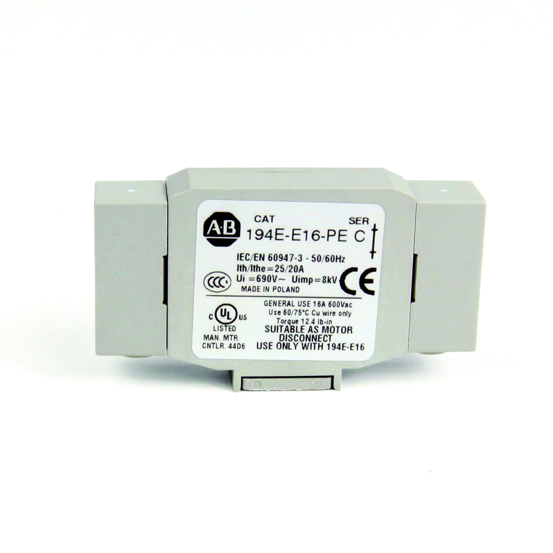 Allen-Bradley - Ground Terminal, 194E-E16