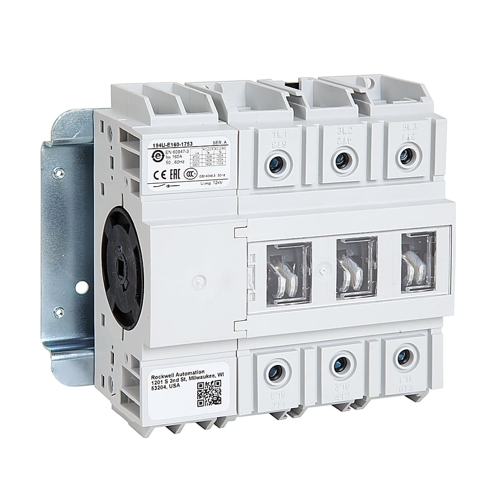 Allen-Bradley - FRONT MOUNT 160A OFF/ON SWITCH NON-FUSED