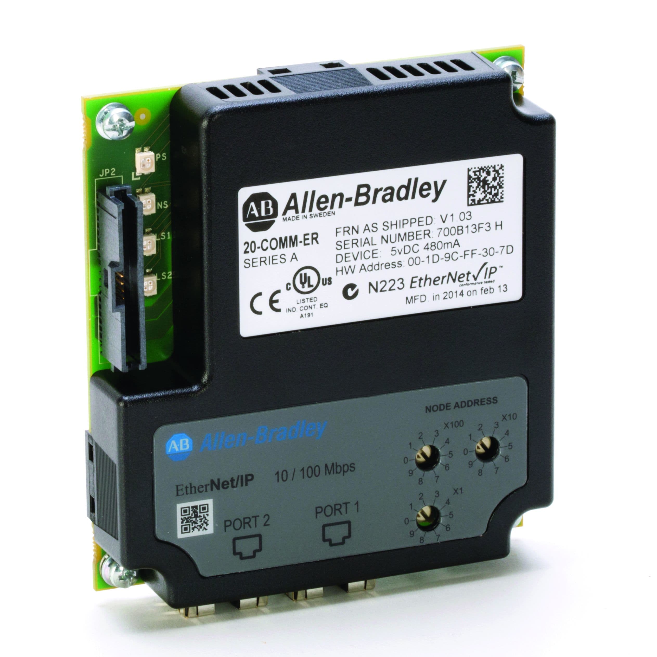 Allen-Bradley - POWERFLEX 70/700 DUAL PORT I/P COMM CARD