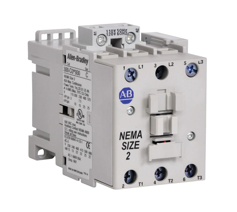 Allen-Bradley - NEMA SIZE 2 300 AC CONTACTOR