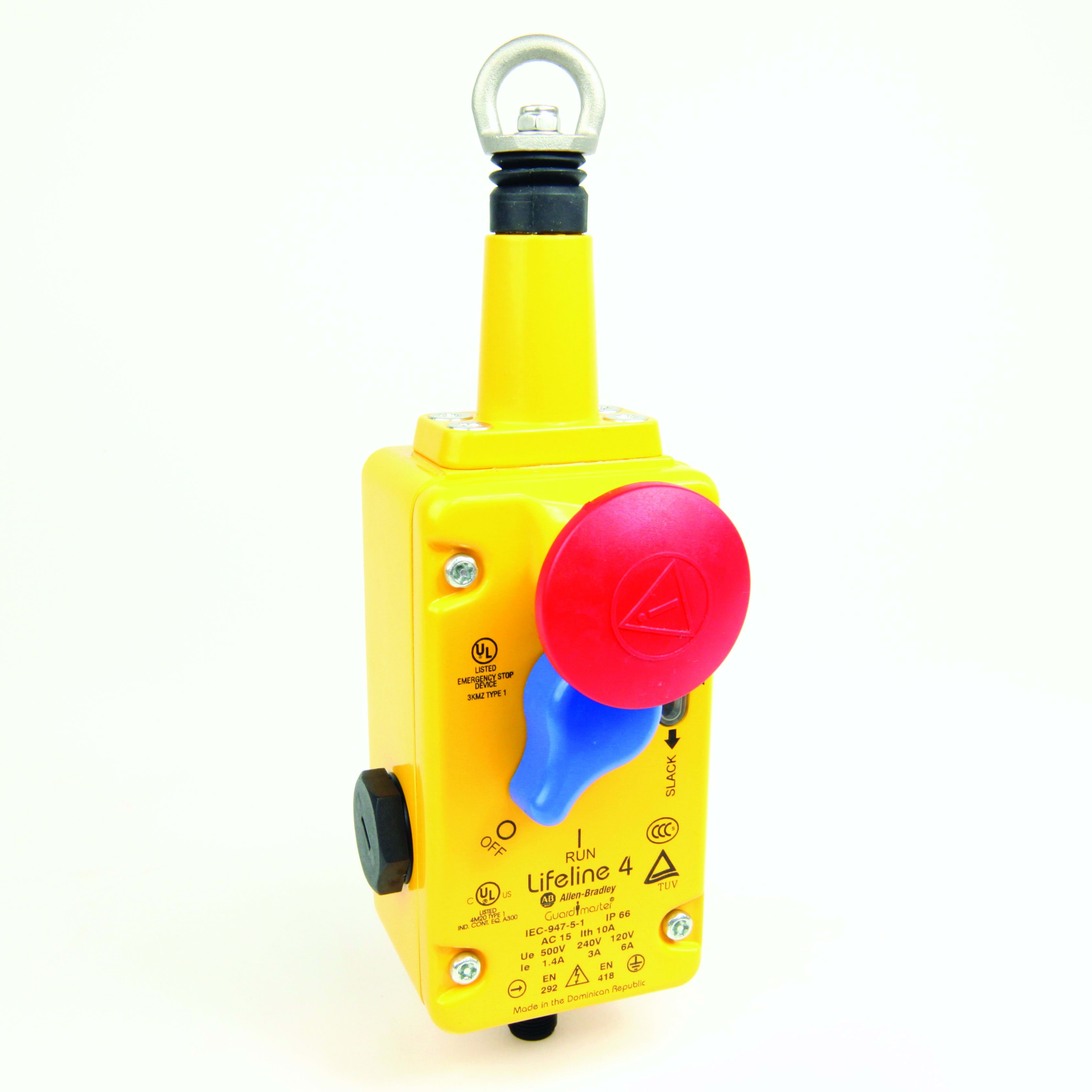 Guardmaster - LIFELINE CABLE PULL SWITCH C/W M8 CONCTR