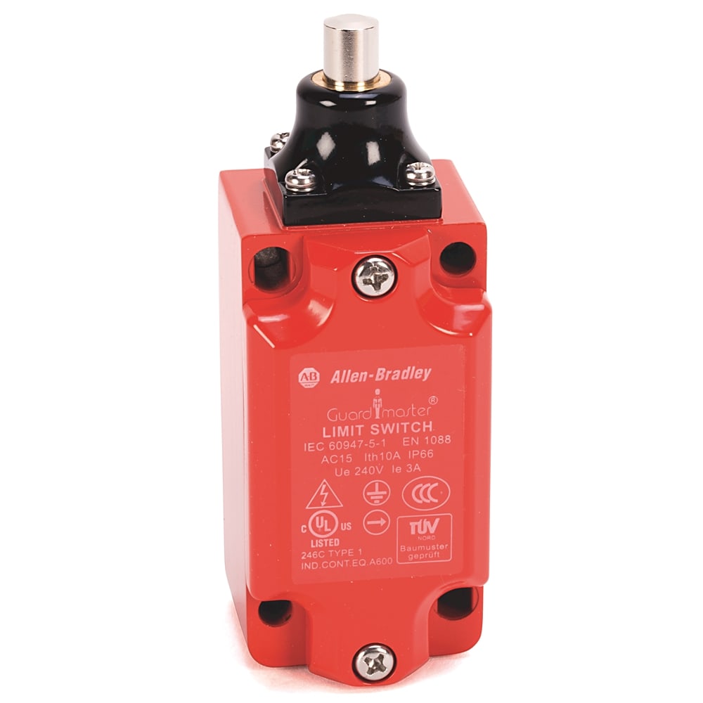 Guardmaster - Metal L/Switch Dome Plunger 2nc2no BBM M