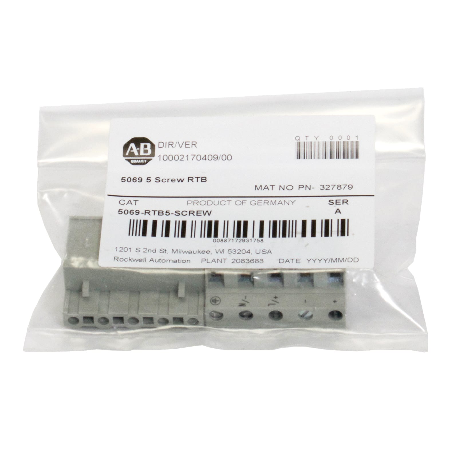 Allen-Bradley - 5069 Compact I/O 5 pin Screw RTB