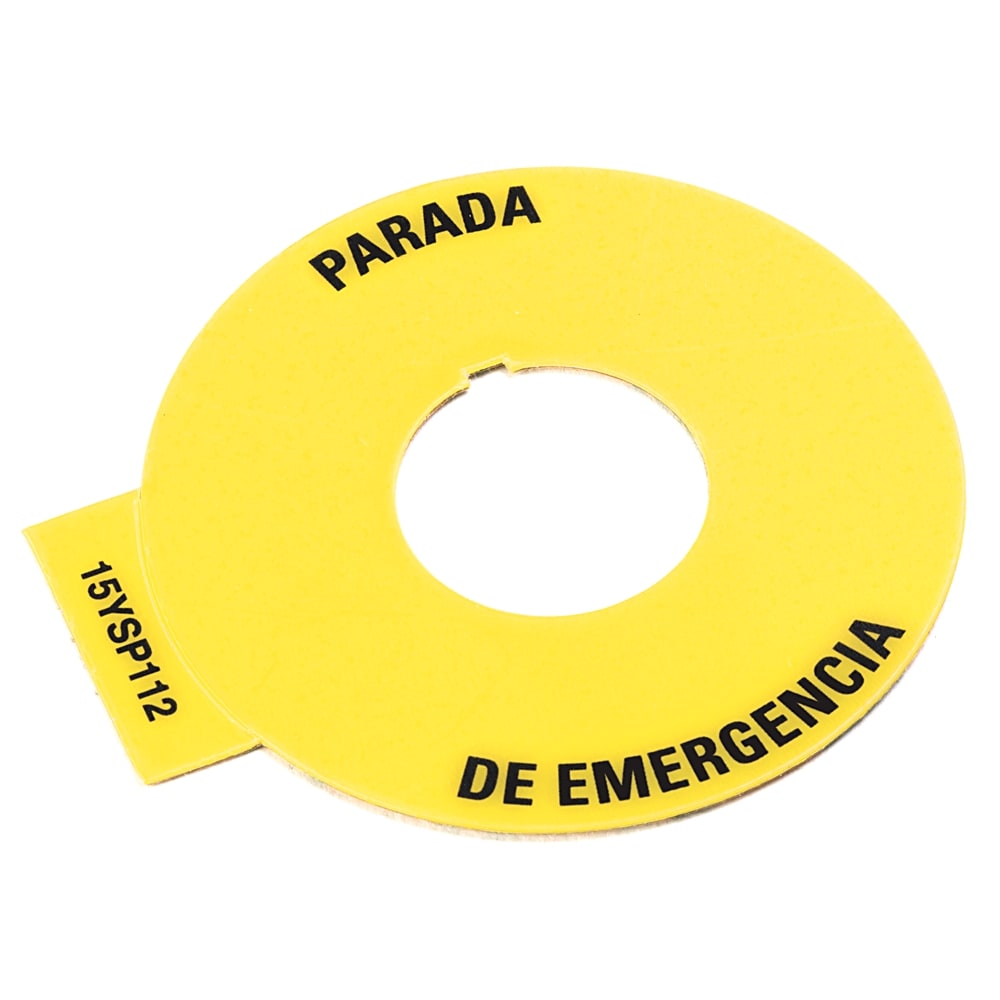 Allen-Bradley - Emergency stop Uni 60mm yel/blk spanish
