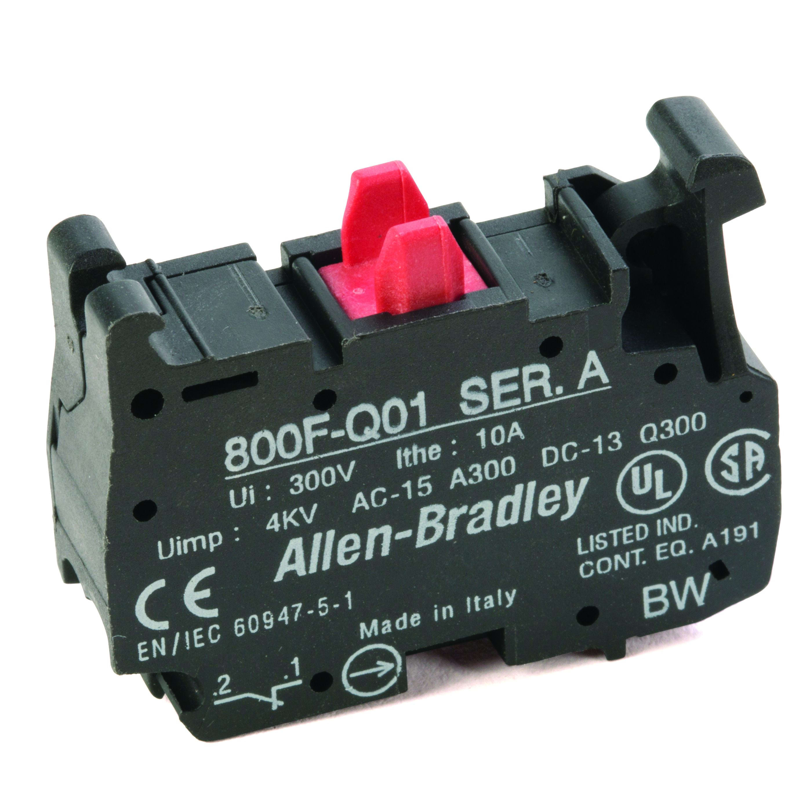 Allen-Bradley - Contact Block Latch Mount NC Screwless